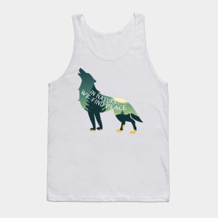 In nature, we find peace Tank Top